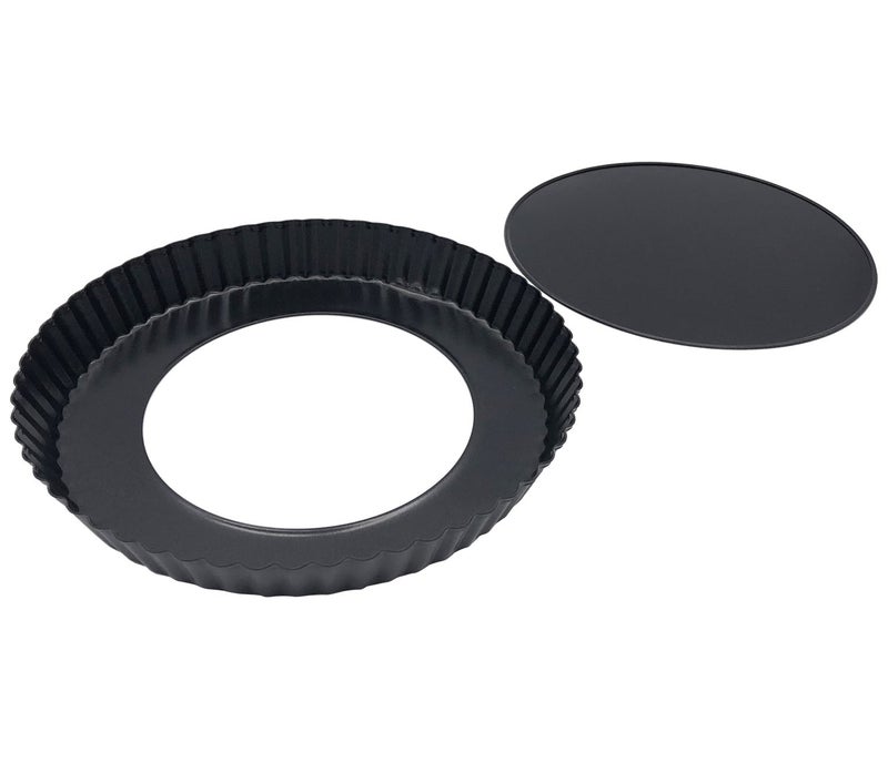 KOOTIPS 9 inch Black Classic Round Tart Pan, Nonstick & Removable Bottom, Perfect for Tart, Quiche, Wedding, Valentine's Day, Christmas, Birthday - Image 5